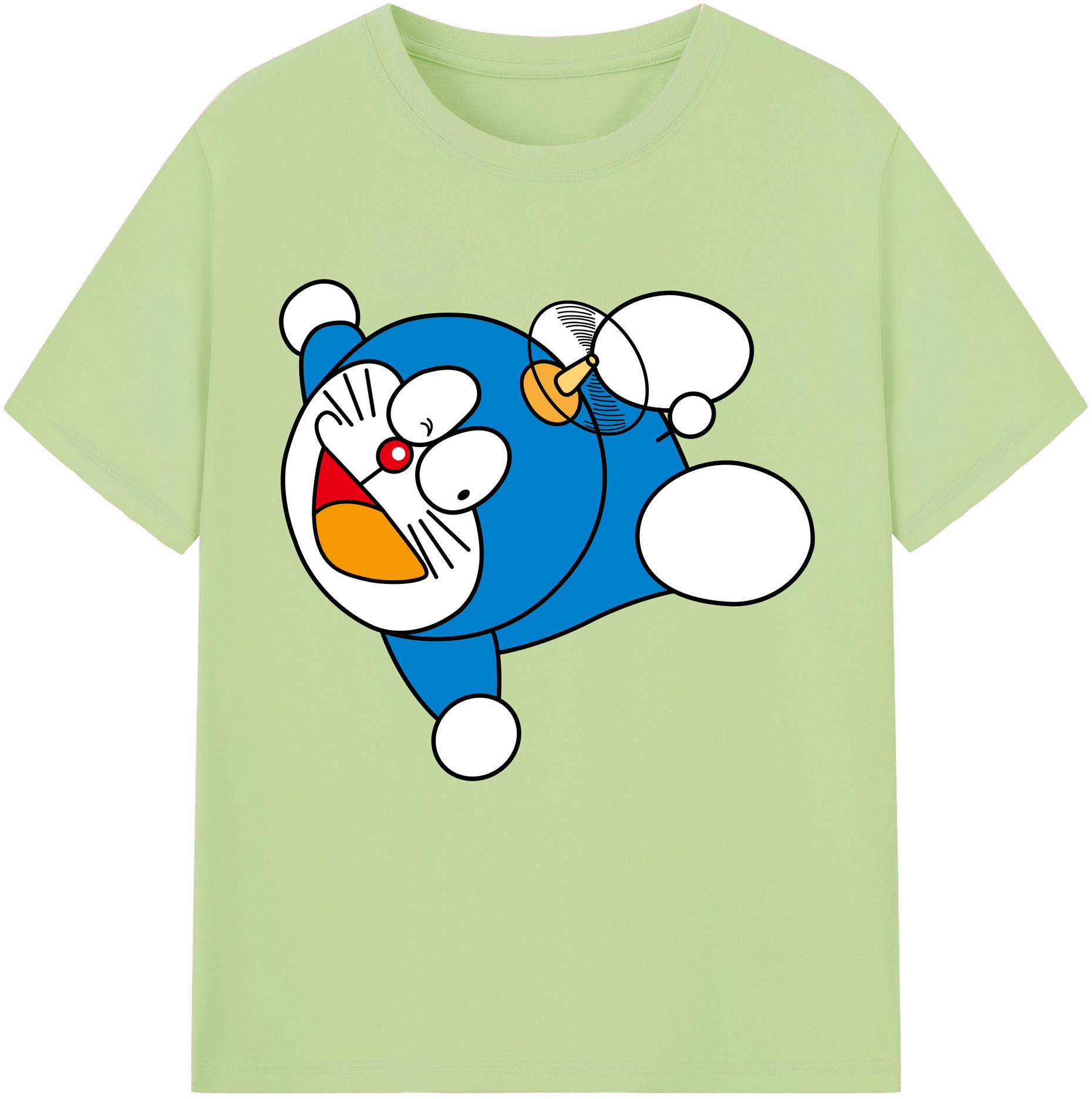 （画像用） ドラえもん Doraemon 綿100％半袖Tシャツ（フロントプリント）